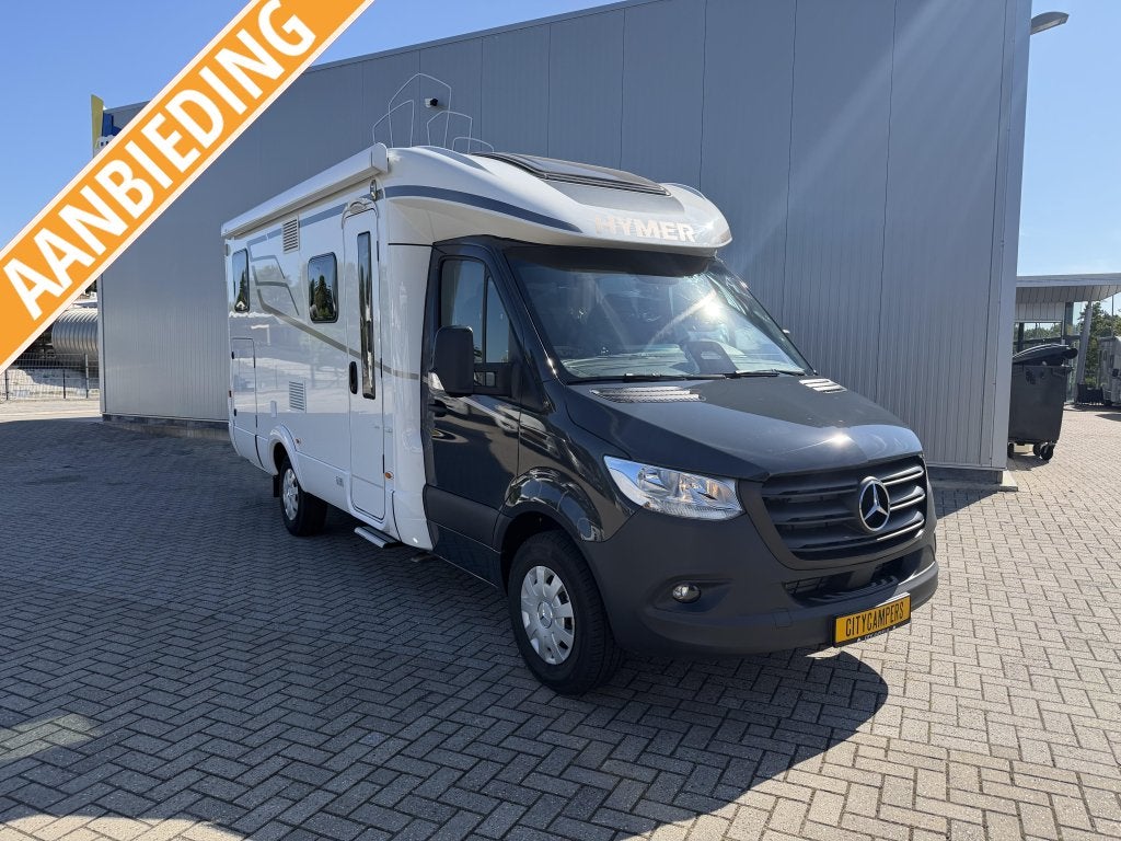 Hymer B-MC T 580 XXL-bed Lithium accu 2025, Caravans en Kamperen, Koelkast, 6 tot 7 meter, Bedrijf, Tot en met 3