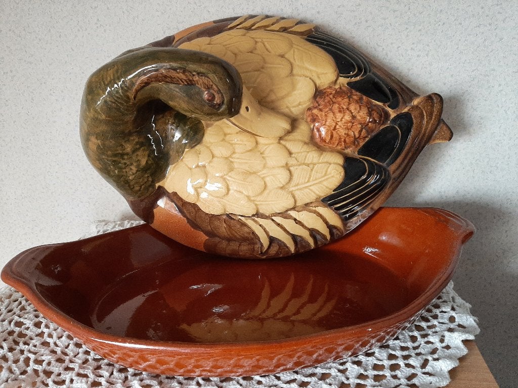 Schaal - eend, Ophalen