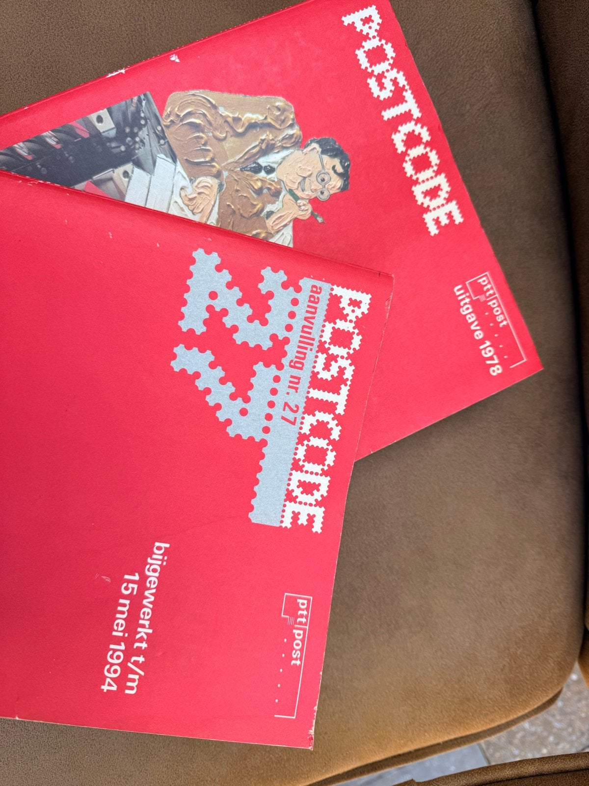 Oude postcodeboeken PTT Post - uitgave 1978 en 1994, Ophalen, Gelezen, Catalogus