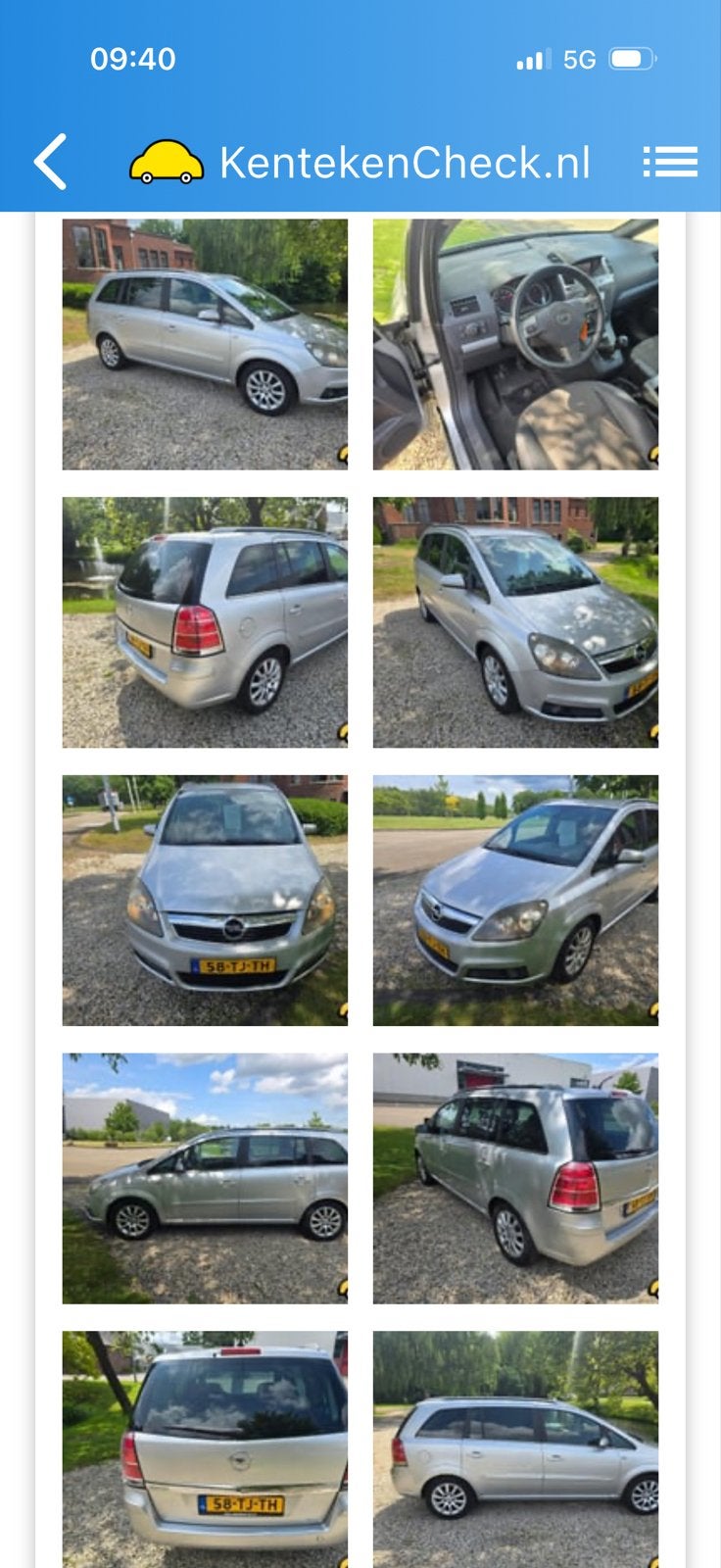Opel Zafira voor onderdelen, Ophalen, Gebruikt, Opel