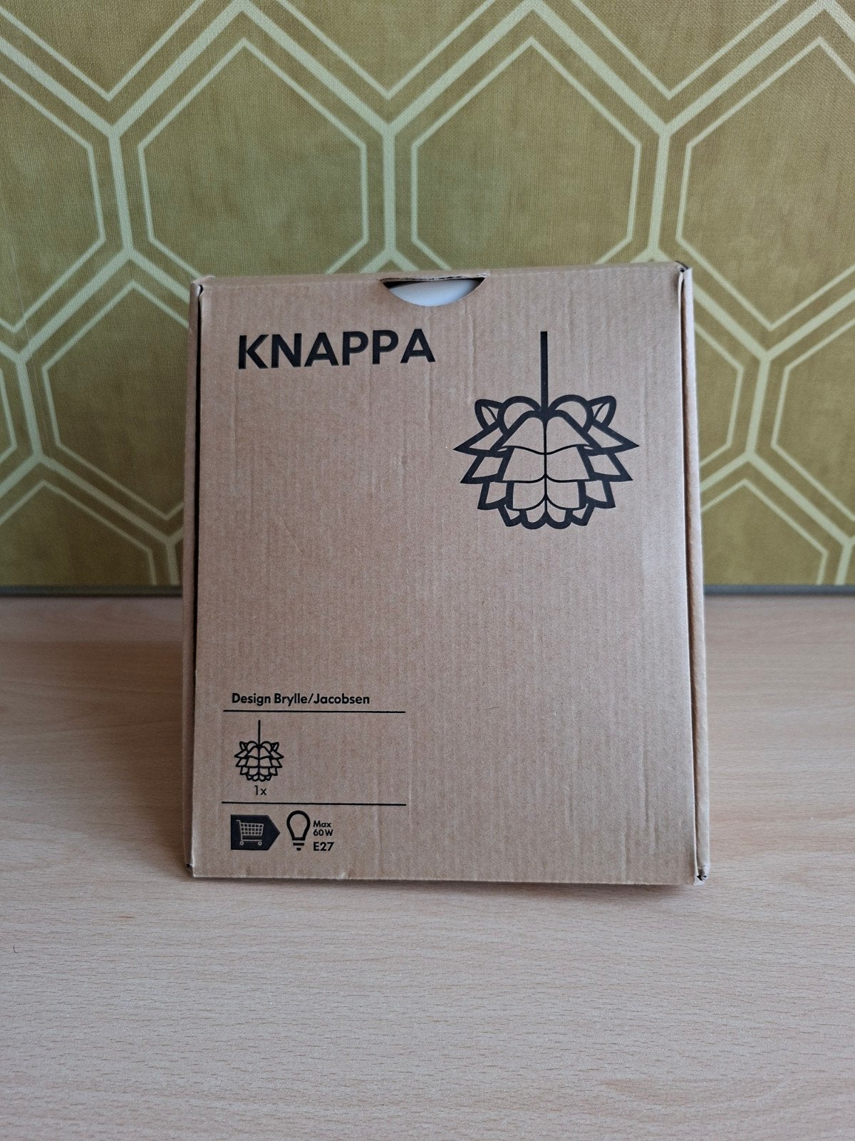 Ikea Knappa hanglamp Nieuw in doos, Lotus, Kunststof, Verzenden, Nieuw