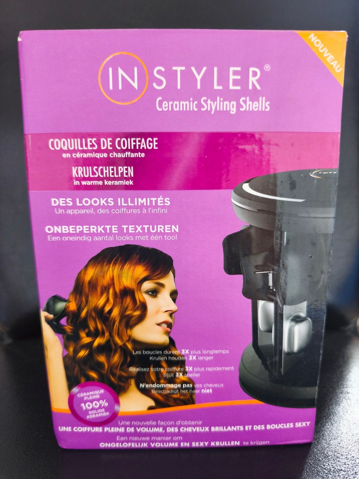 IN STYLER Ceramic Styling Shells - Krulset, Ophalen of Verzenden, Zo goed als nieuw, Haarverzorging