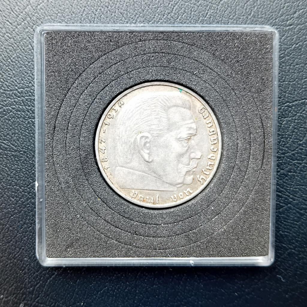 2 Reichsmark 1939 Deutschland Zilver, Verzenden, Duitsland, Losse munt, Zilver