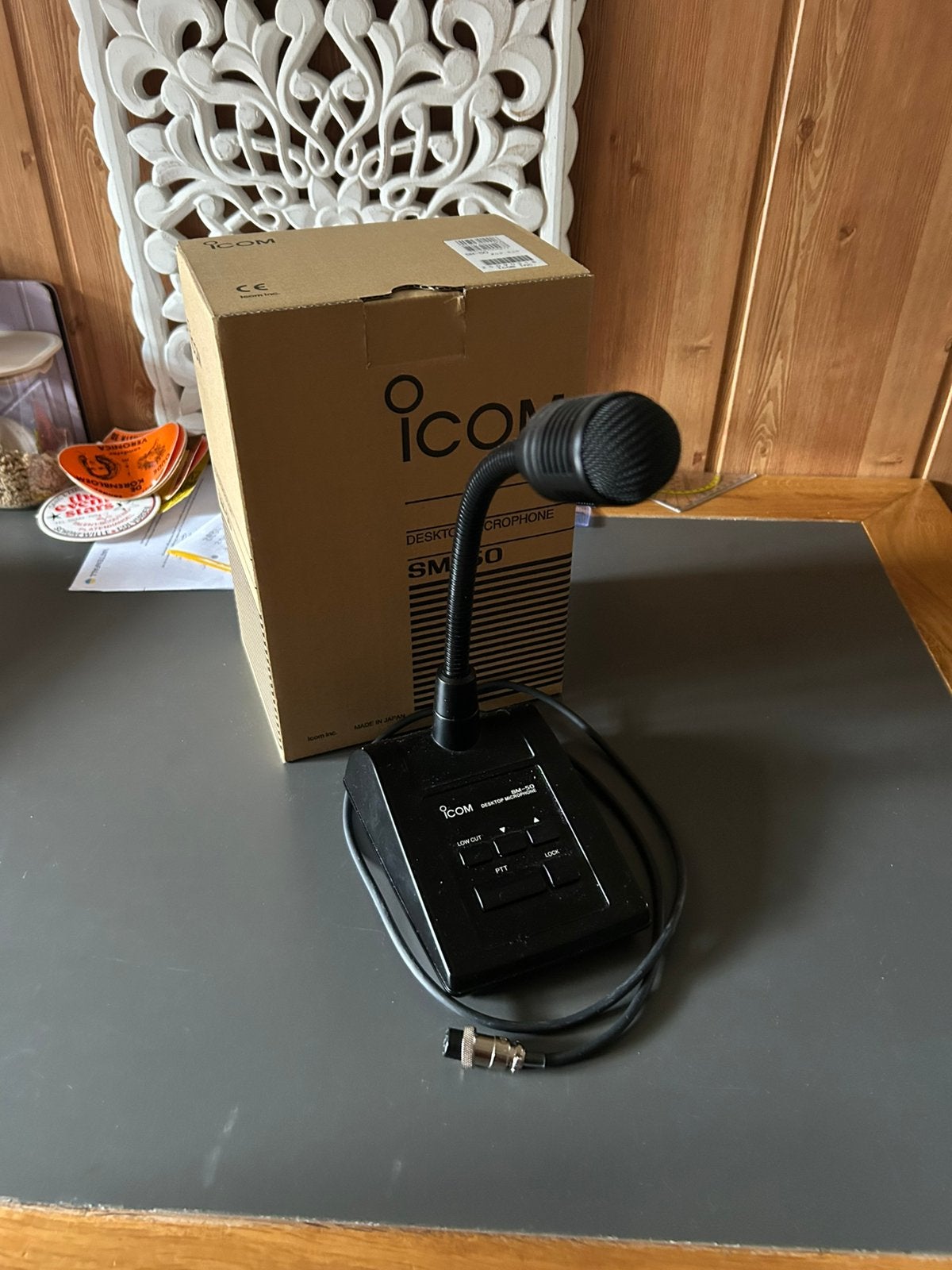 Tafelmike icom sm-50, Ophalen, Zo goed als nieuw