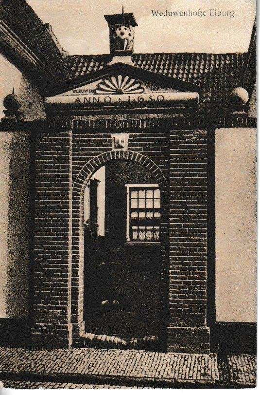 ELBURG - WEDUWENHOFJE, Ophalen of Verzenden, Ongelopen, Gelderland