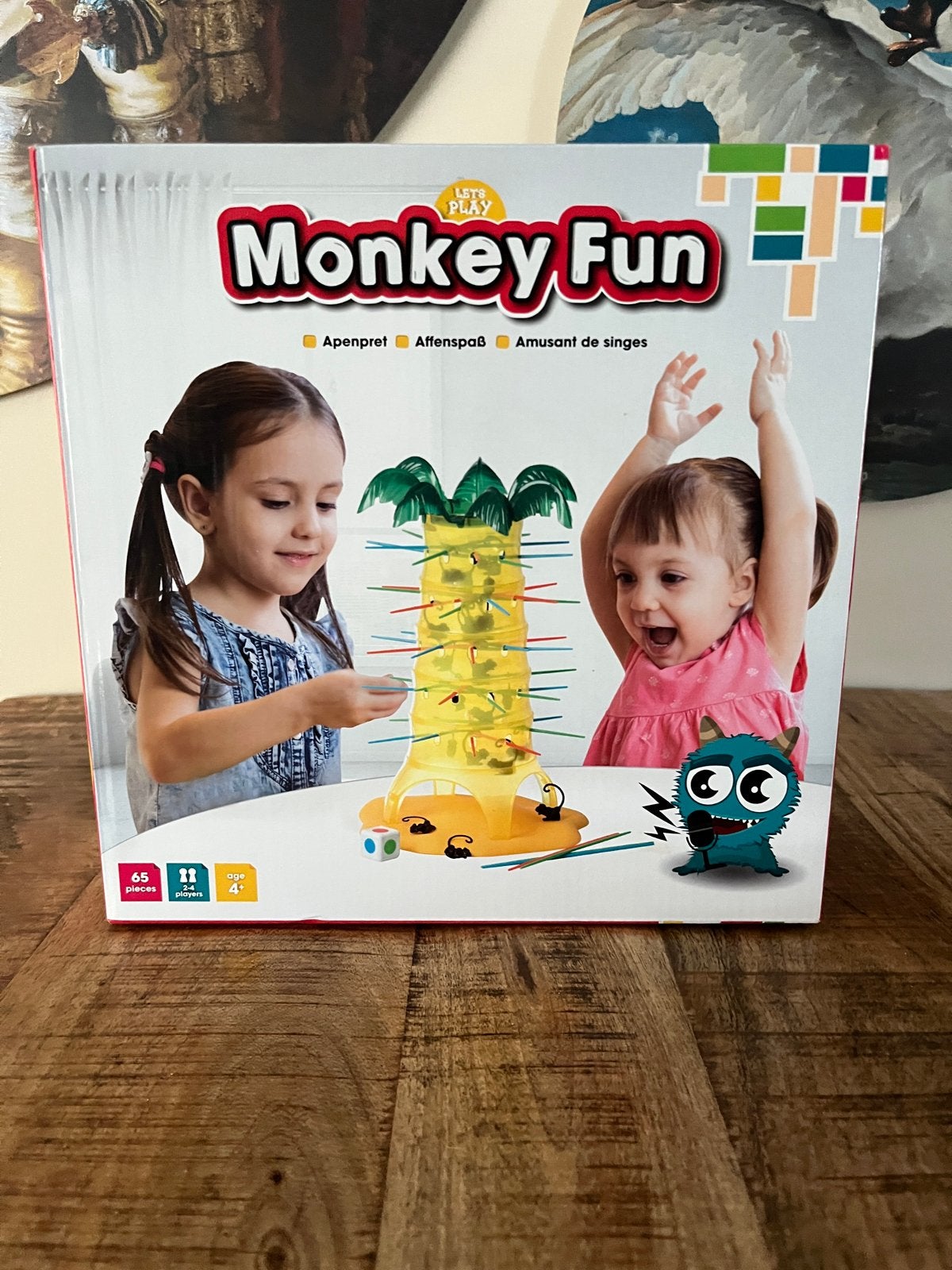 Monkey Fun Spel: Apenspel voor Kinderen, Ophalen of Verzenden, Zo goed als nieuw, Jongen of Meisje