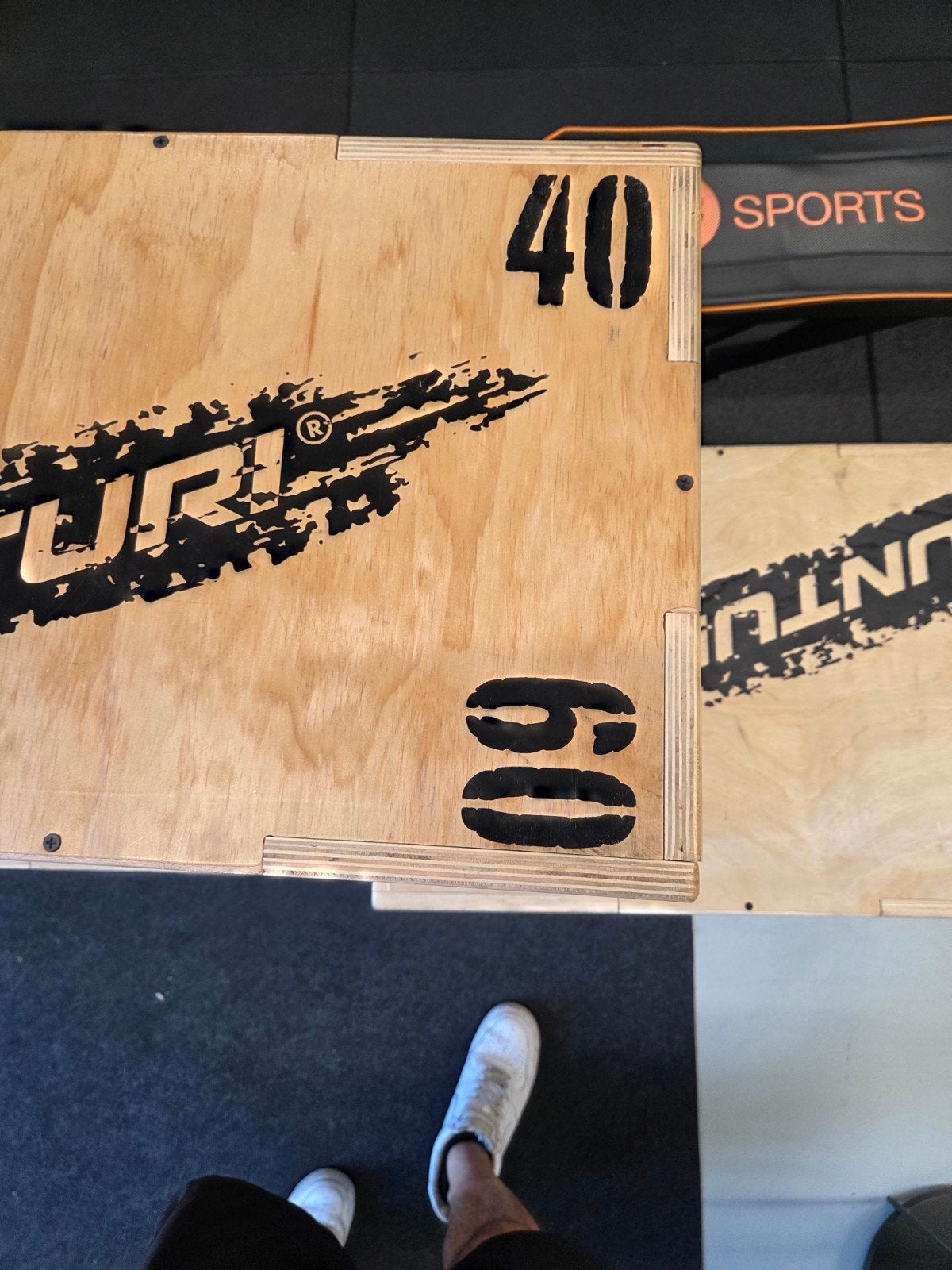 Tunturi Plyo Box - Set van 3 (40x50x60/2x50x60x75) cm), Sport en Fitness, Ophalen, Gebruikt, Benen, Overige typen