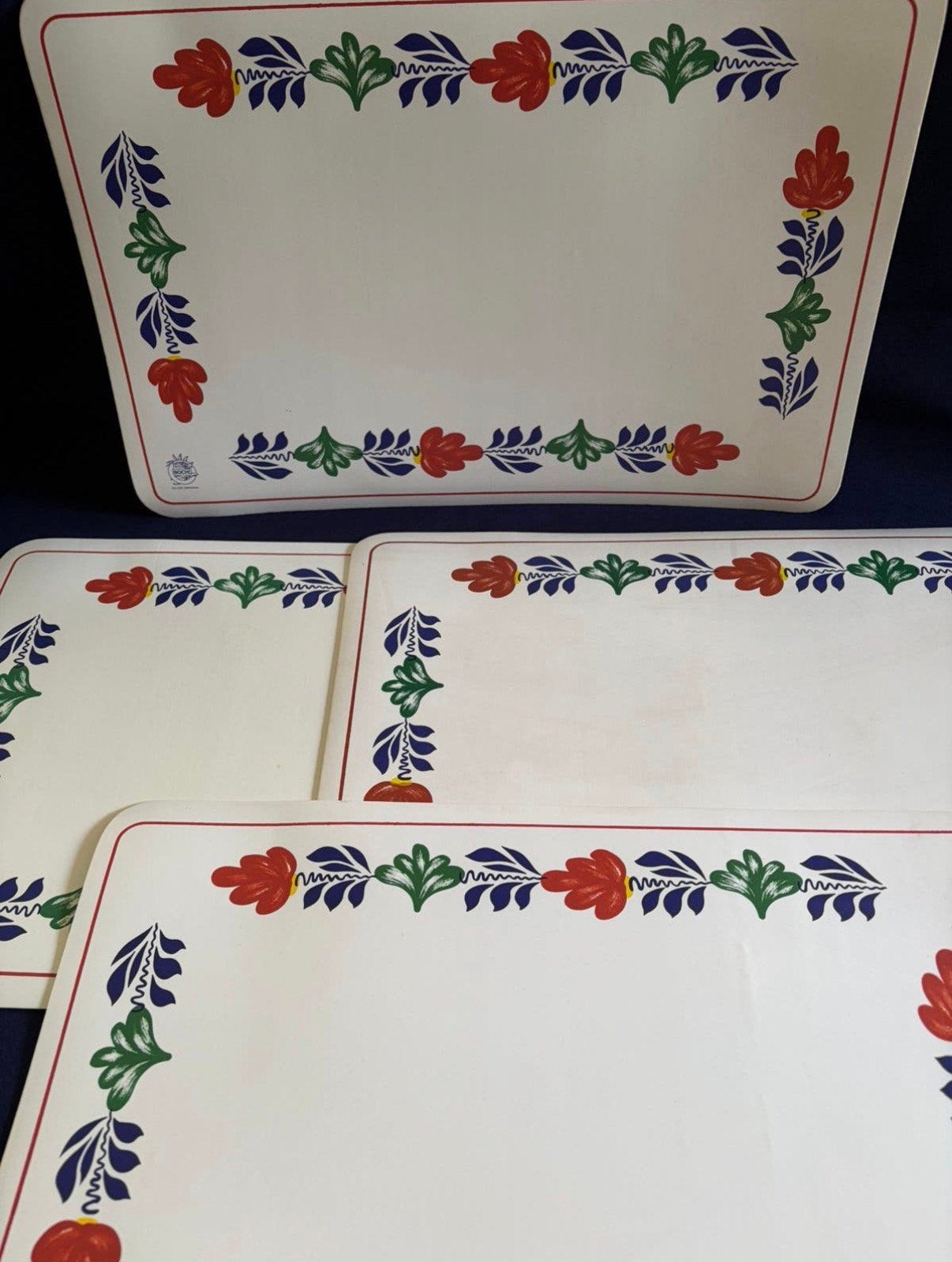 Boerenbont set placemats, Ophalen of Verzenden, Gebruikt, Overige materialen, Overige typen
