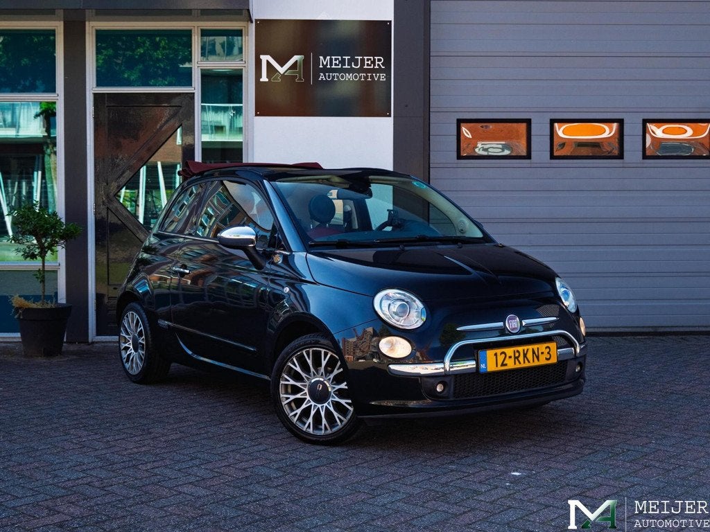 Fiat 500C 1.2 Rock|Aut.|Cabrio|Rood leder|PDC|Interscope|Air, Euro 5, Gebruikt, 1242 cc, 4 cilinders