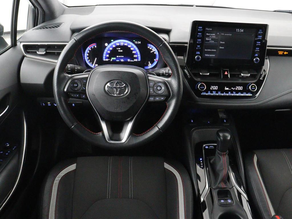 Toyota Corolla 2.0 Hybrid GR-Sport | Stoelverwarming | Adapt, 1345 kg, Gebruikt, 4 cilinders, Wit