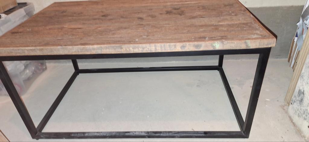 Salontafel van drijfhout l 85 x45 c 42, Huis en Inrichting, Tafels | Salontafels, Minder dan 50 cm, 100 tot 150 cm, Rechthoekig