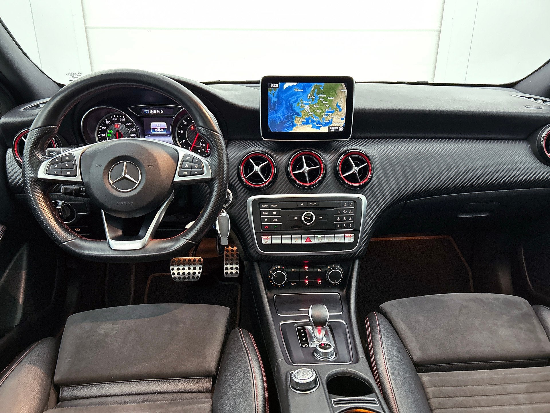 Mercedes-Benz A-klasse AMG 45 4MATIC FACE-LIFT(Perfect Onder, Automaat, Gebruikt, 4 cilinders, Wit