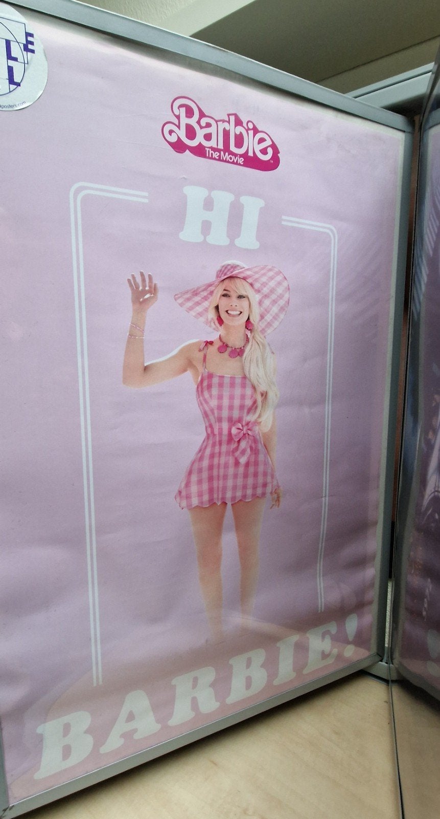 Barbie The Movie Poster - Margot Robbie, Ophalen of Verzenden, Zo goed als nieuw, Overige typen