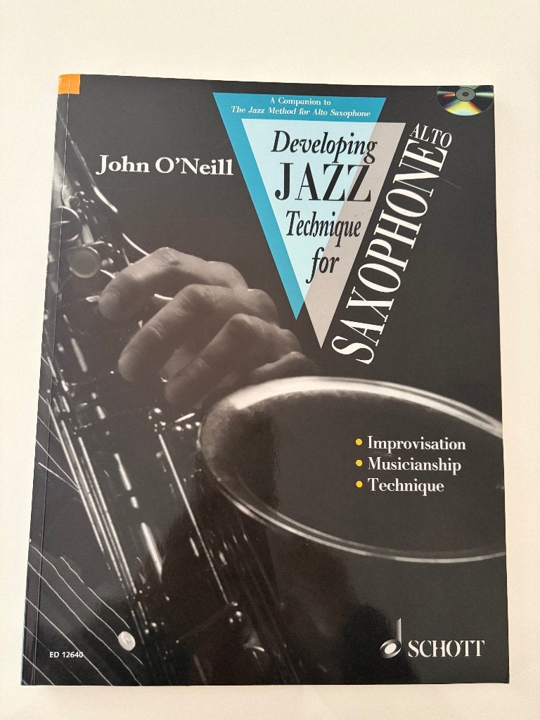 Developing jazz technique alt sax, Saxofoon, Nieuw, Ophalen of Verzenden, Thema
