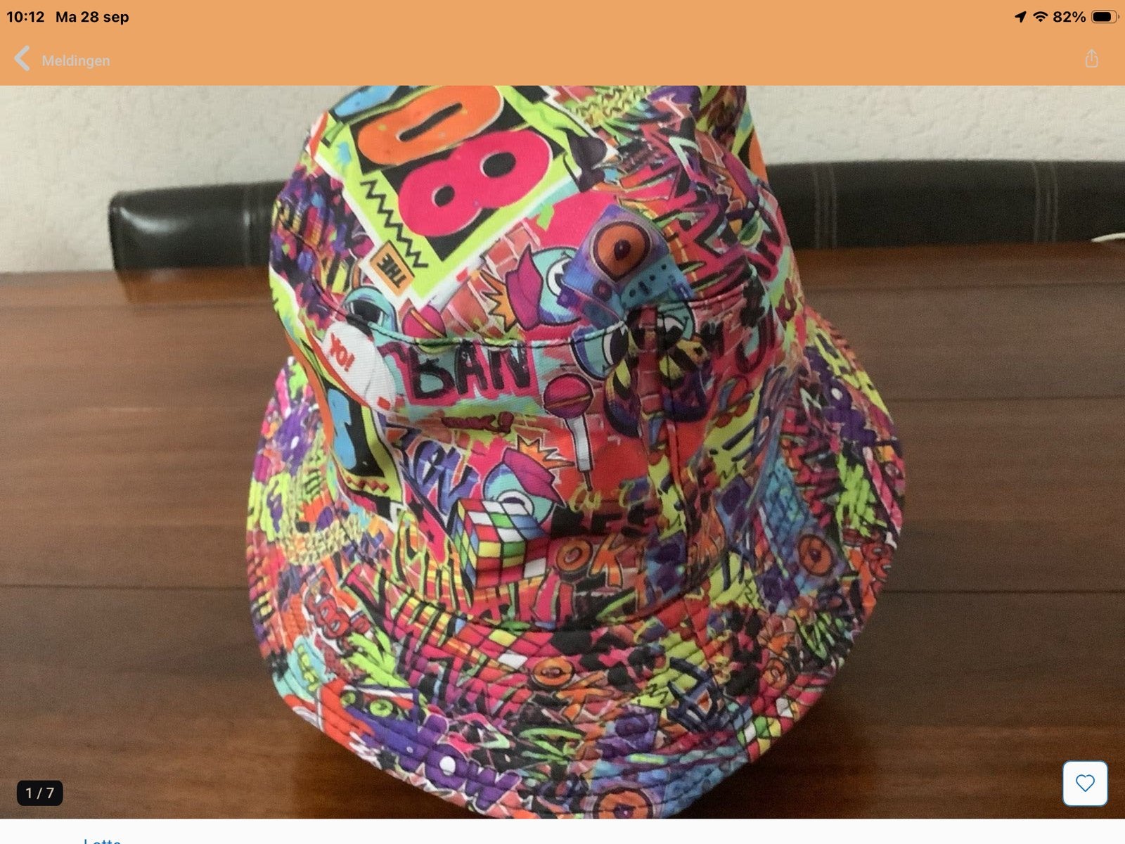 Bucket Hat met Graffiti Print - Kleurrijk en Omkeerbaar, Kleding | Dames, Verzenden, Nieuw, One size fits all, Hoed
