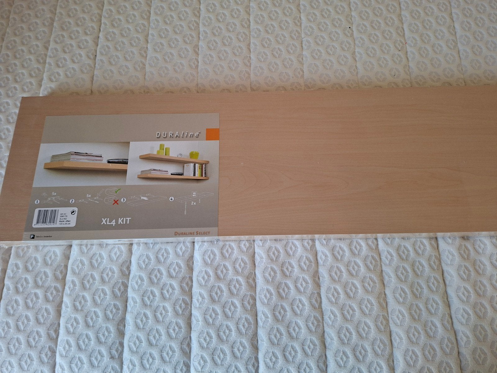 Duraline zwevende licht eiken kleur wandplank, Huis en Inrichting, Woonaccessoires | Wandplanken en Boekenplanken, Ophalen, Nieuw