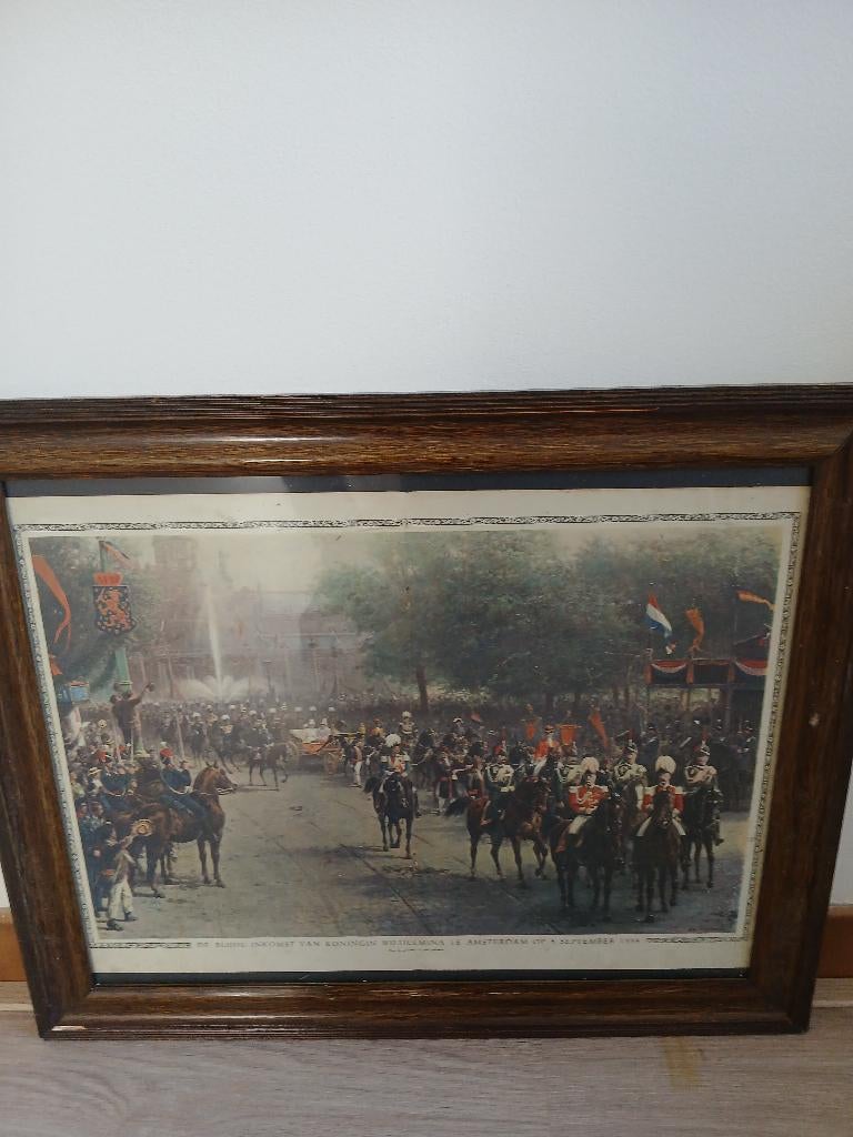foto in lijst, Ophalen of Verzenden