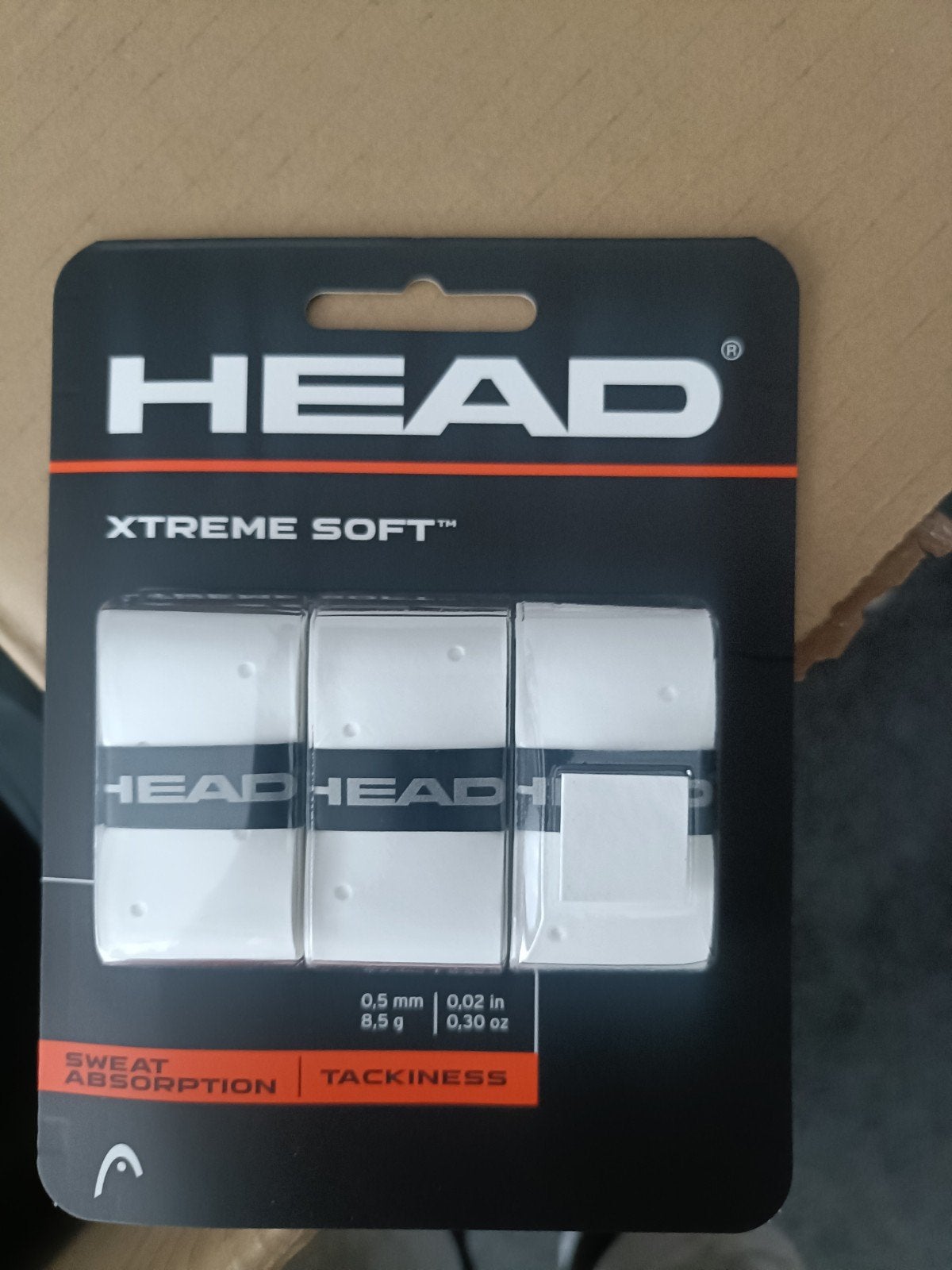 Head xtreme soft Overgrips wit, Ophalen of Verzenden, Nieuw