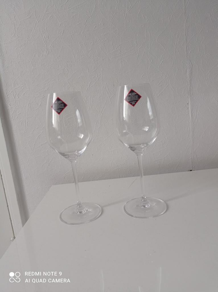 Twee Riedel Tyrol Crystal glazen Made in Australië, Verzamelen, Ophalen of Verzenden, Zo goed als nieuw, Overige typen