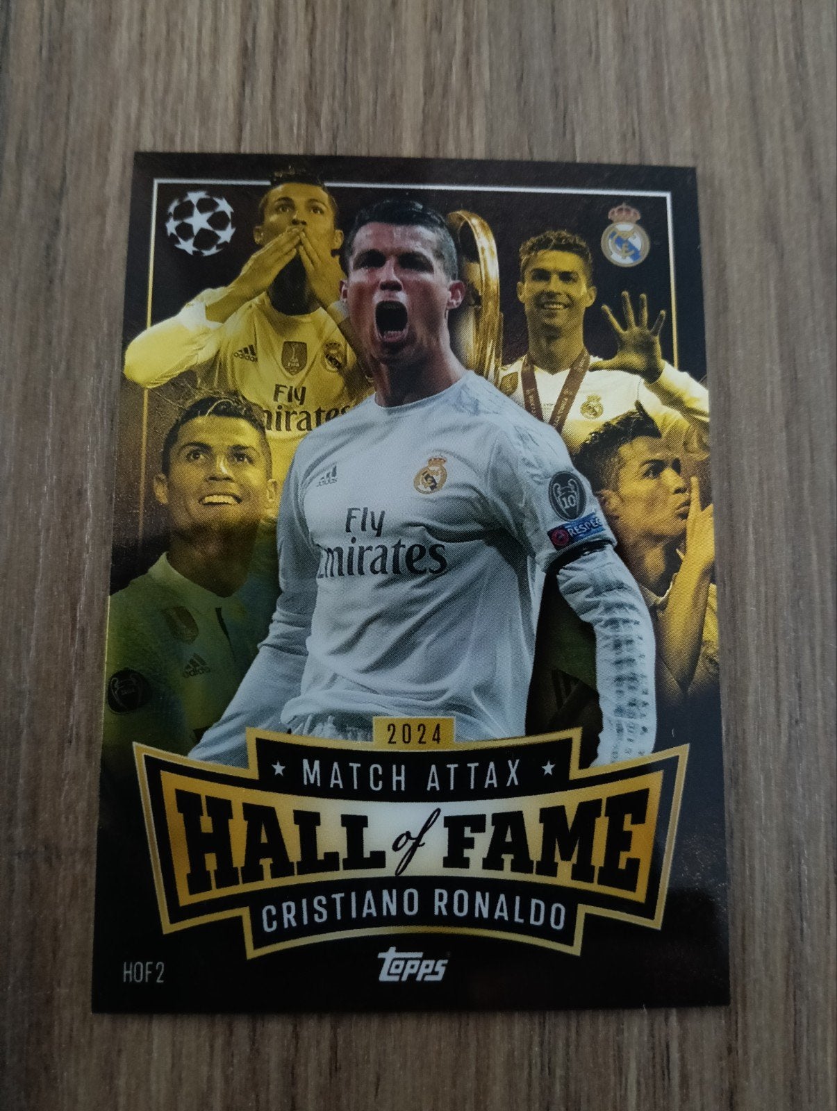 Match Attax 2024 Hall of Fame Cristiano Ronaldo kaart, Verzamelen, Ophalen of Verzenden, Nieuw, Buitenlandse clubs, Spelerskaart
