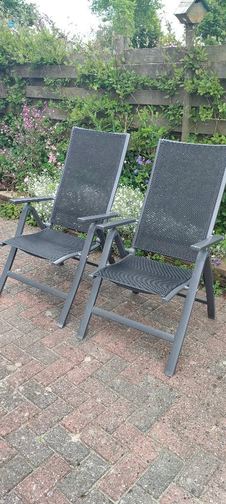 Tuinstoelen Royal patio, Ophalen, Gebruikt, Kunststof, Inklapbaar