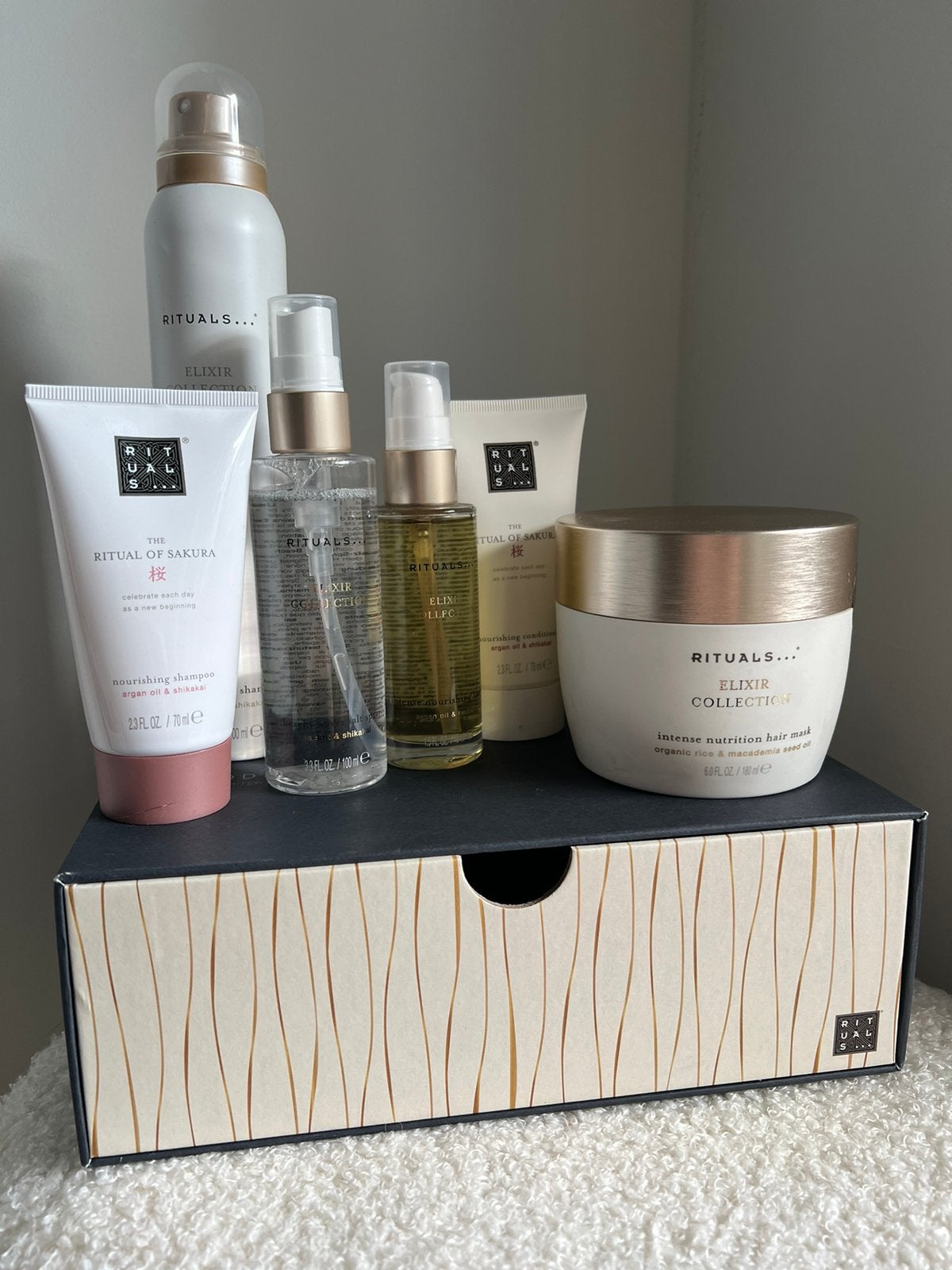 Rituals x goodie box limited edition, Ophalen of Verzenden, Zo goed als nieuw, Bad & Douche