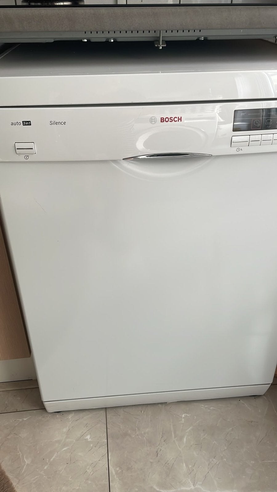 Bosch Silence Vaatwasser - Wit, Goede Staat, Witgoed en Apparatuur, Ophalen, Gebruikt, 60 cm of meer, Eco programma