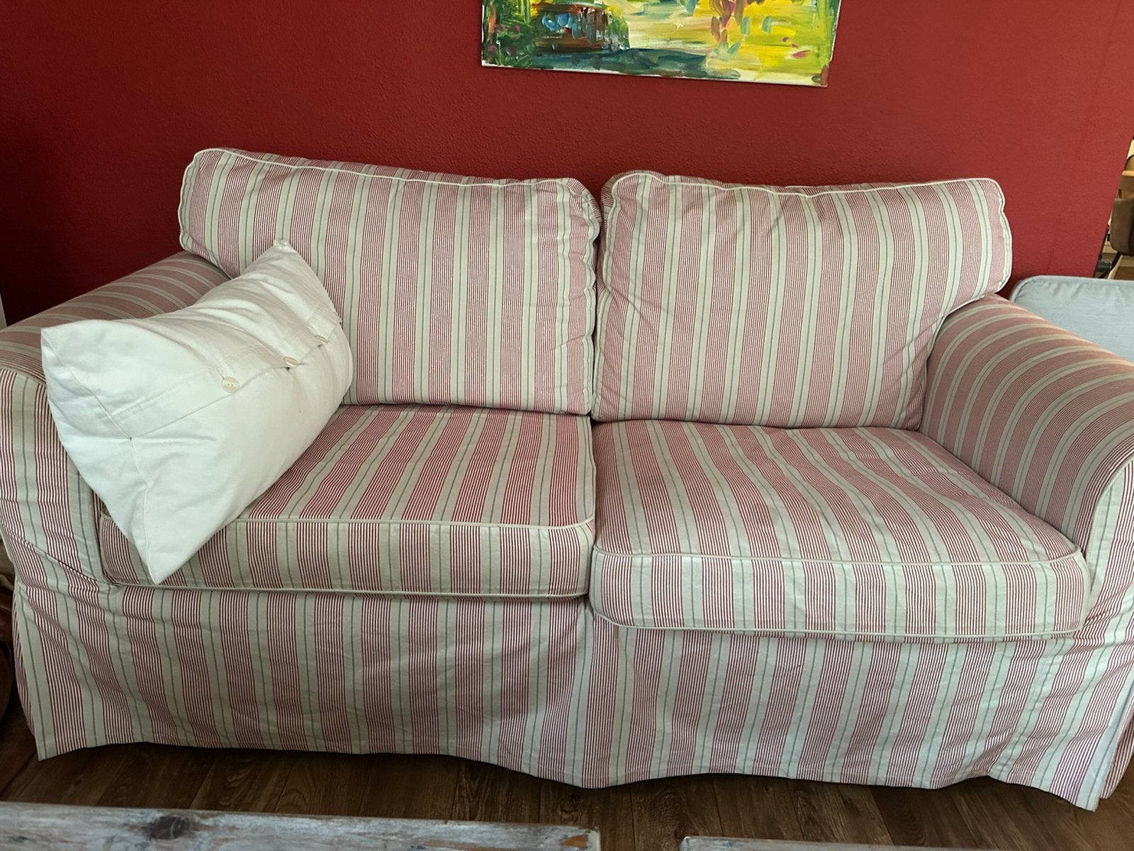 Ektorp bank 2 persoons, Ophalen, 150 tot 200 cm, Tweepersoons, 75 tot 100 cm