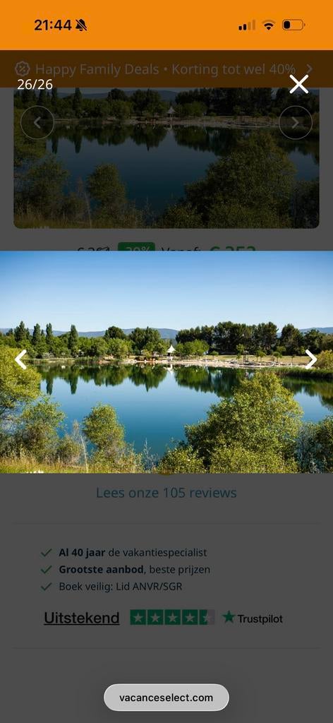 Vakantie stacaravan Provence Frankrijk. Mogelijk tot 31-05