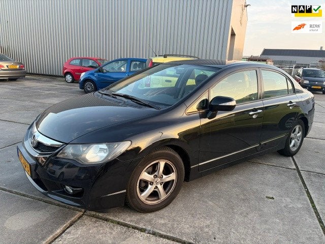Honda Civic 1.3 Hybrid SLECHTS 121483 km NAP, Auto's, Stof, Gebruikt, Beige, Elektrische ramen