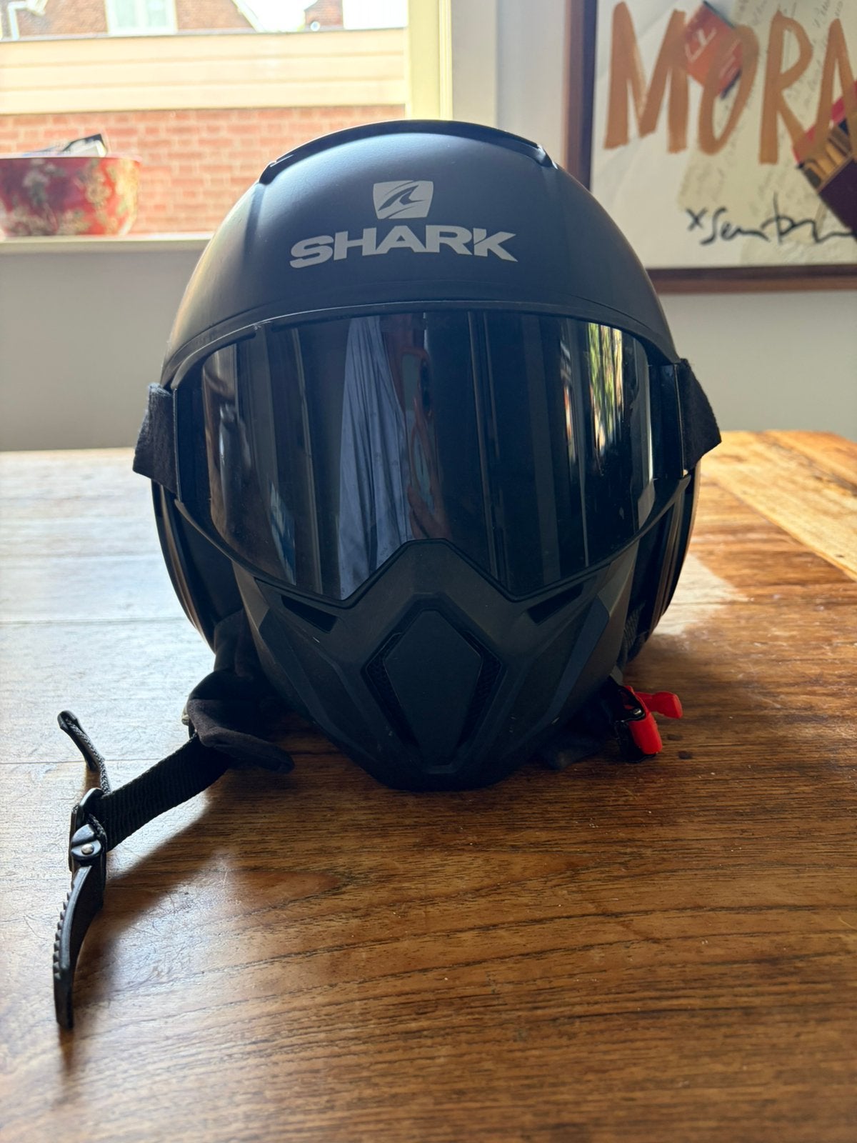 Shark helm, Fietsen en Brommers, Ophalen, Zo goed als nieuw