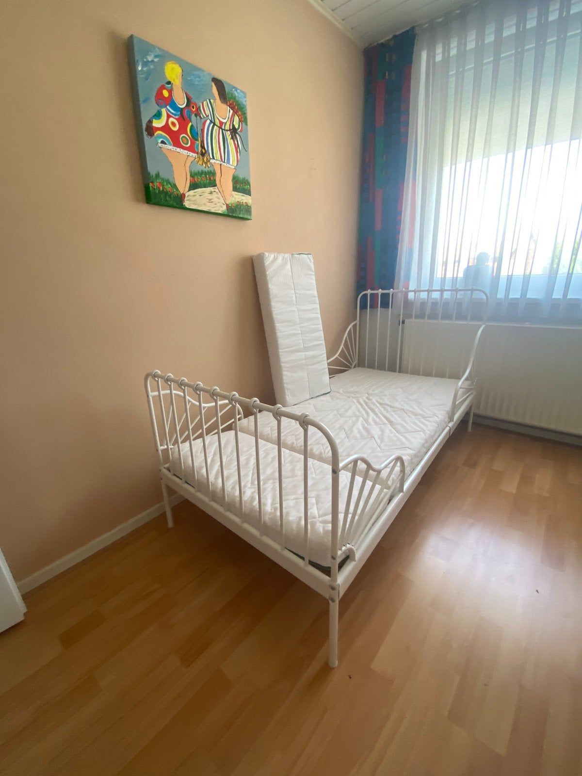 Meegroeibed, Ophalen, 70 tot 85 cm, Zo goed als nieuw, Matras