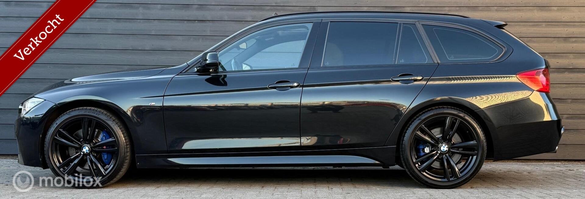 BMW 3-serie Touring 335i xDrive M-Sport Pano.dak/LED/Trekhaa, Auto's, BMW, Euro 6, Met garantie (alle), Zwart, Vierwielaandrijving