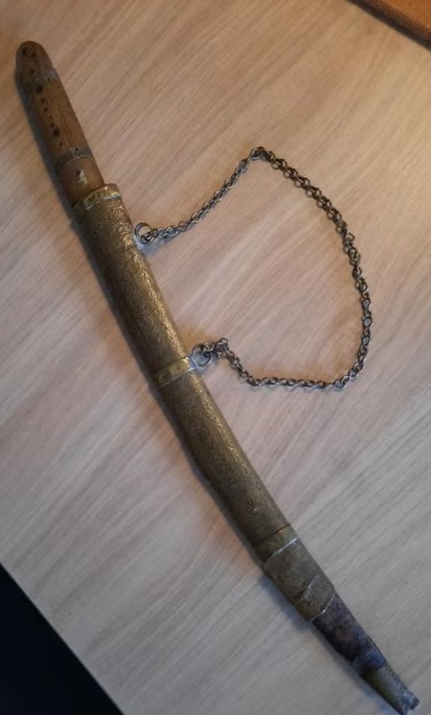 Oud Berber zwaard met opschrift arabisch, Ophalen of Verzenden, Landmacht, Azië, Zwaard of Sabel