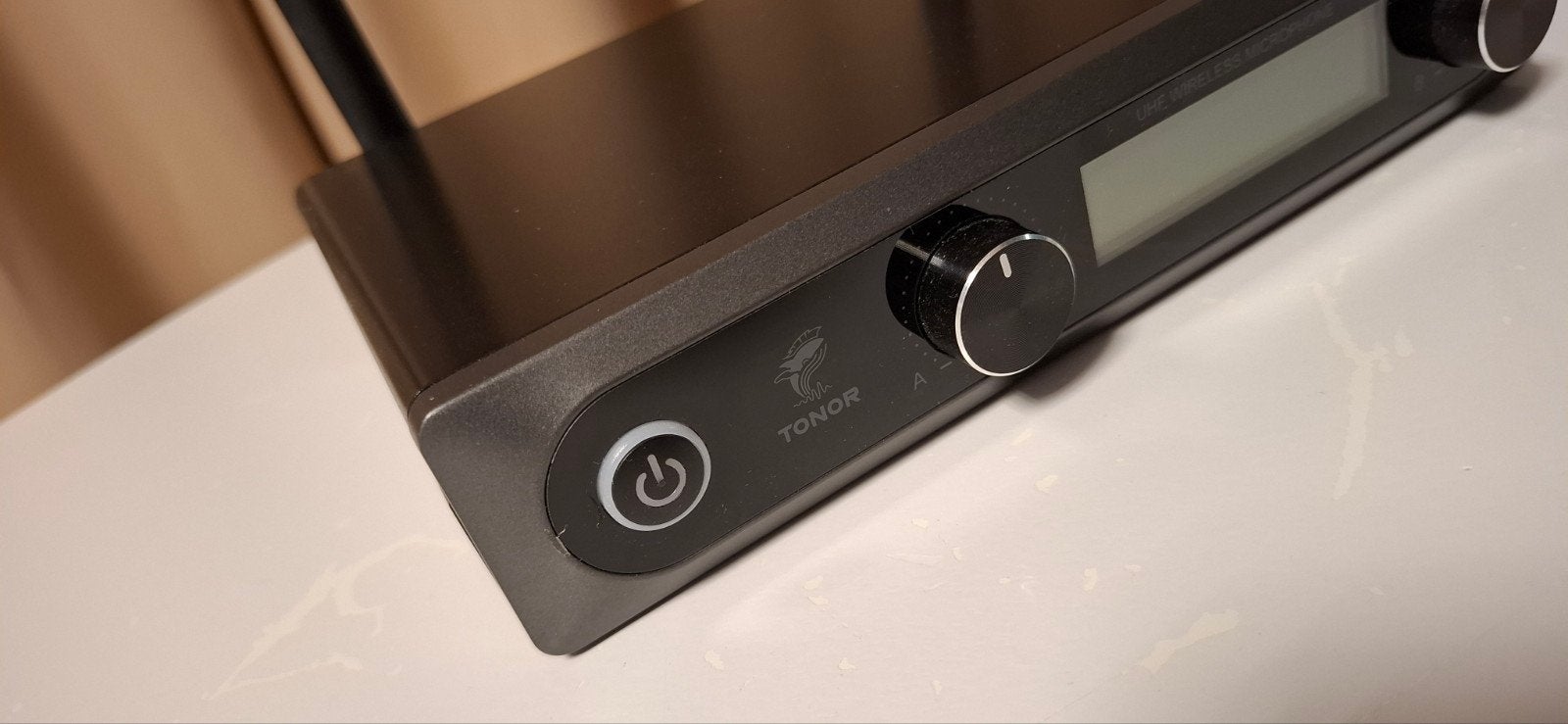 TONOR TW-820 Wireless Microfoon Set, Ophalen, Zo goed als nieuw, Zangmicrofoon, Draadloos