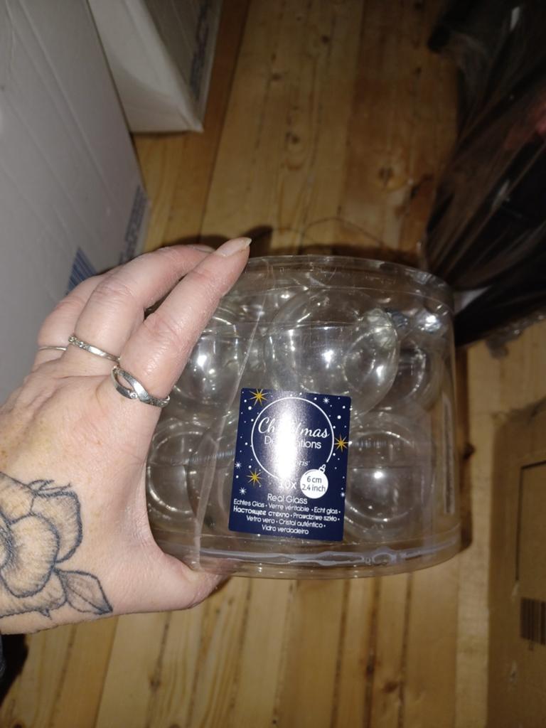 Glazen kerstballen nieuw, Diversen, Ophalen of Verzenden, Nieuw