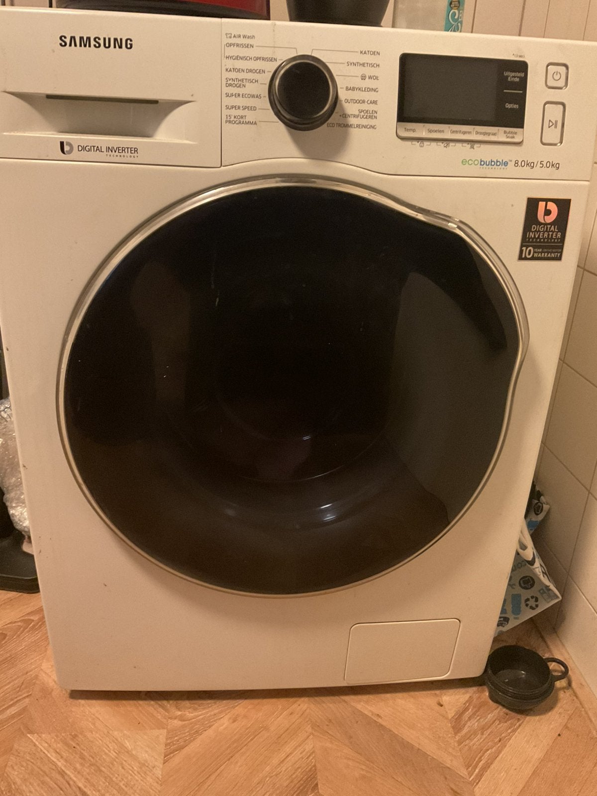 Samsung wasmachine, 6 tot 8 kg, Ophalen, Gebruikt, 85 tot 90 cm