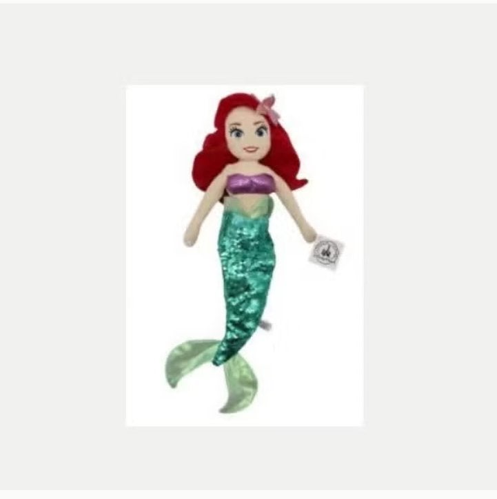 Disney De Kleine Zeemeermin knuffel Ariel (40cm), Ophalen of Verzenden, Overige figuren, Nieuw, Knuffel