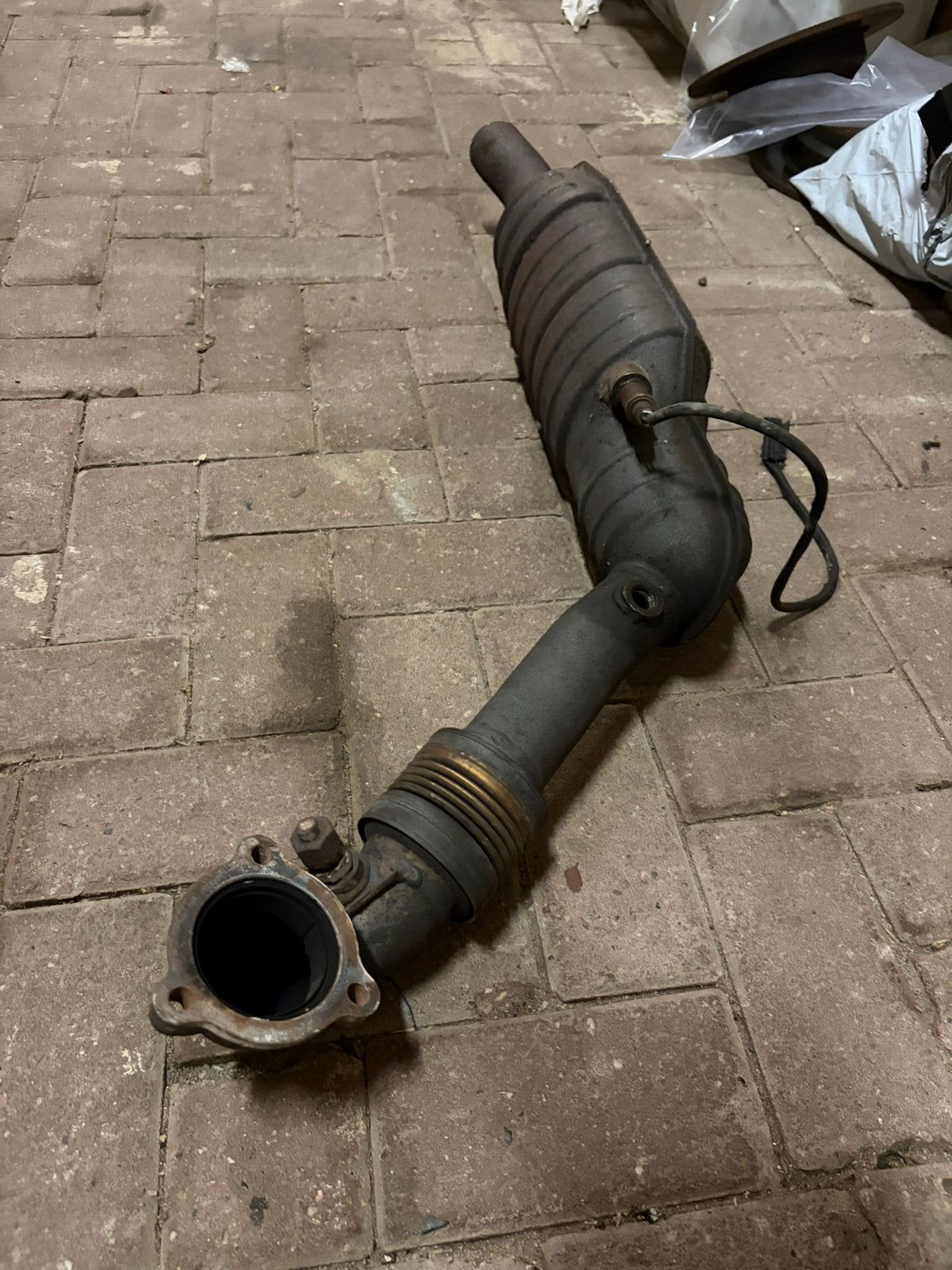 Volvo 2.3 t5 downpipe met katalysator. Rechte flens, Ophalen of Verzenden, Volvo