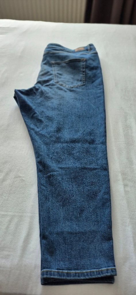 Jackie Jeans Miss Etam Straight fit Maat 52 lengte 32, Kleding | Dames, Blauw, Overige jeansmaten, Nieuw, Ophalen of Verzenden