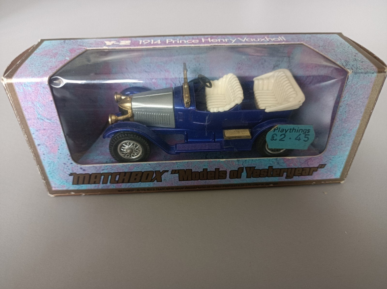 Vauxhall Prince Henry 1914 in origineel doosje, Hobby en Vrije tijd, Modelauto's | 1:43, Ophalen of Verzenden, Nieuw, Auto, Matchbox
