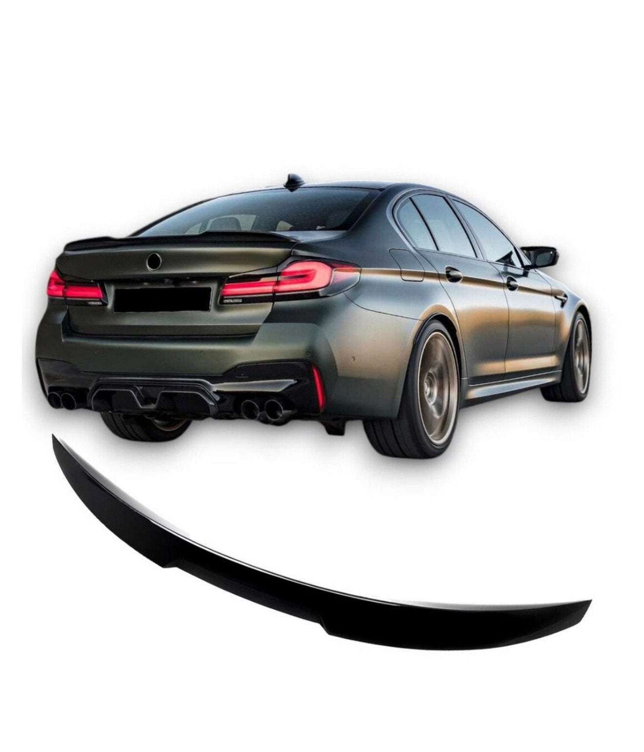BMW G30/F90 M5 P-Style Carbon Achterspoiler (2017-2023), Ophalen of Verzenden