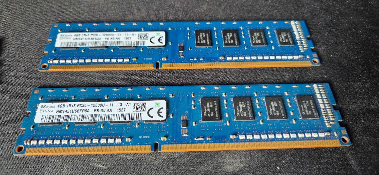 Hynix 2x 4GB DDR3 RAM Geheugenmodules, Computers en Software, RAM geheugen, Gebruikt, DDR3, Desktop, 4 GB