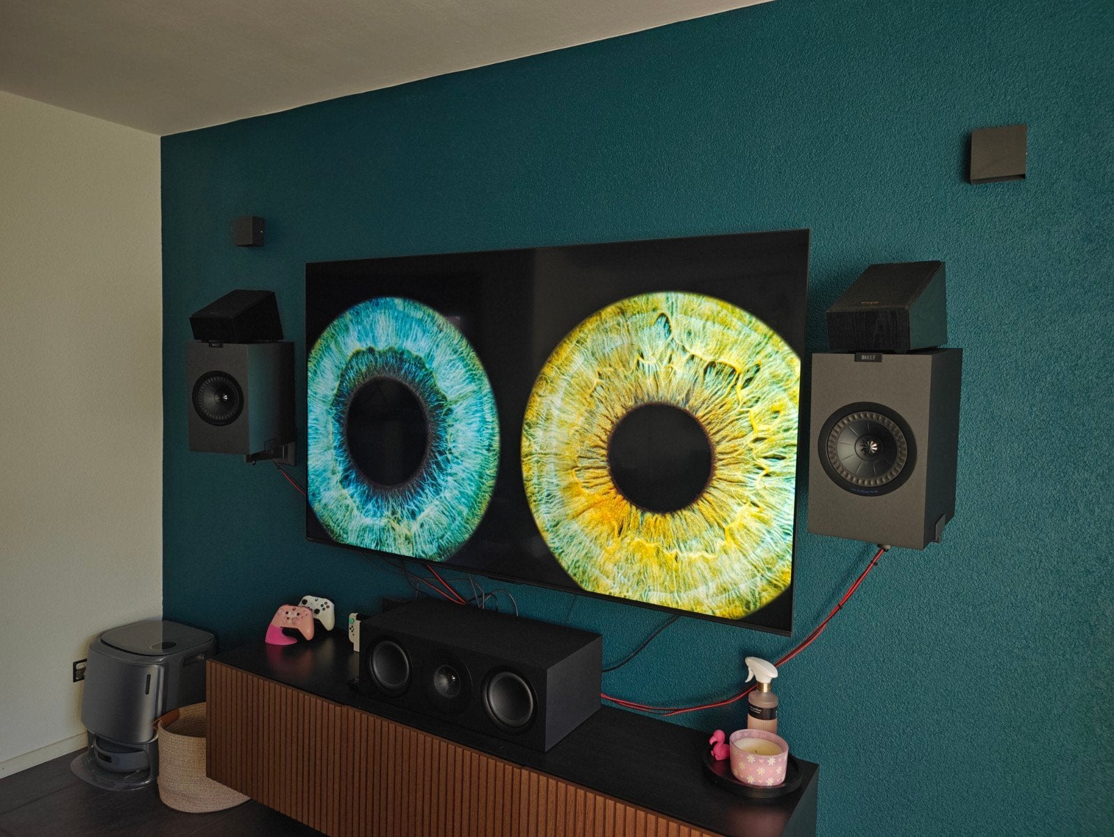 KEF 5.0.2 set + Denon AVC-X3800H + Klipsch Atmos, Ophalen, 70 watt of meer, Overige merken, Overige spelers