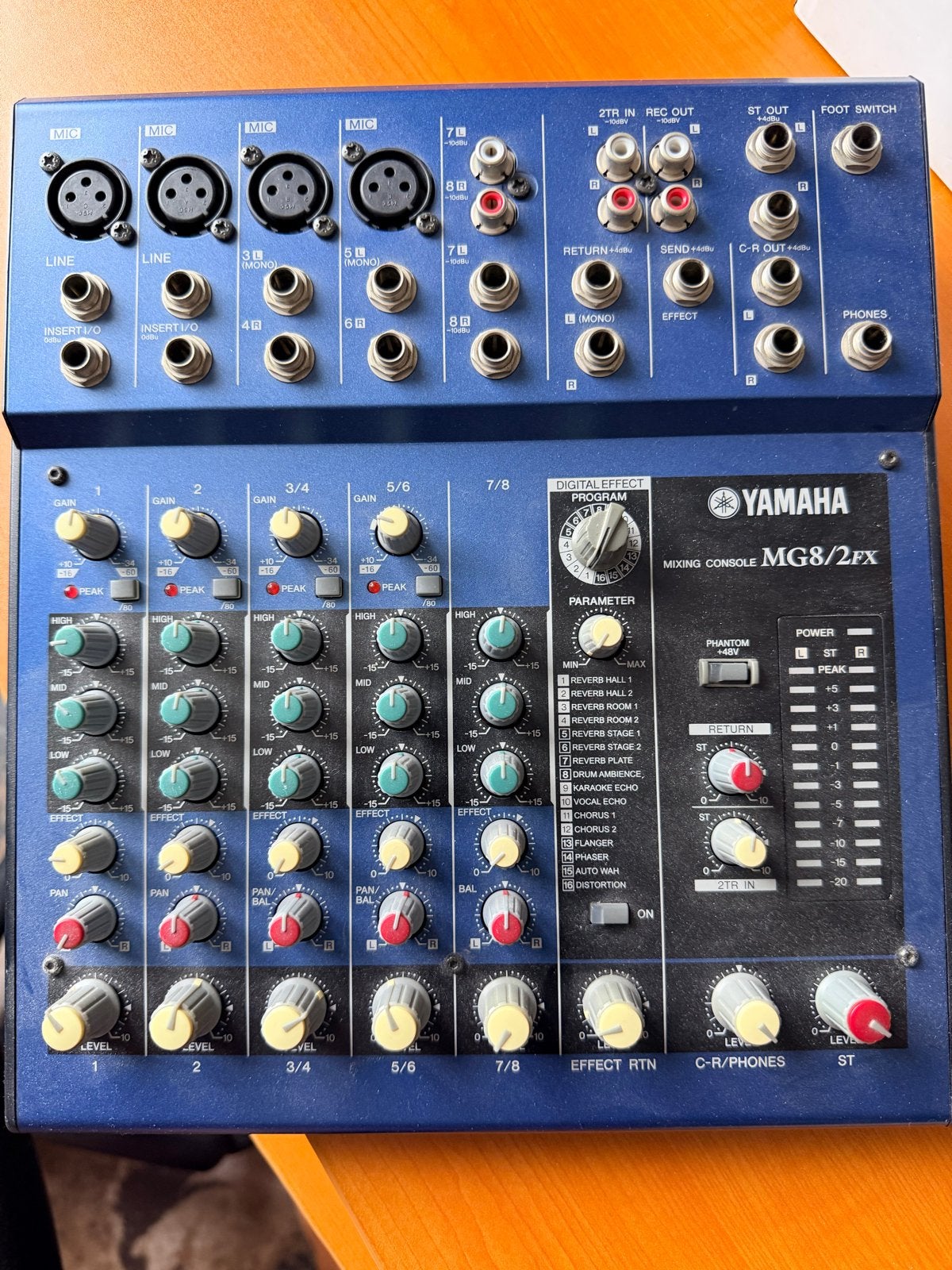 Yamaha MG8/2FX Mengpaneel - Perfect Werkend met Voeding, Muziek en Instrumenten, Ophalen of Verzenden, Gebruikt, 5 tot 10 kanalen
