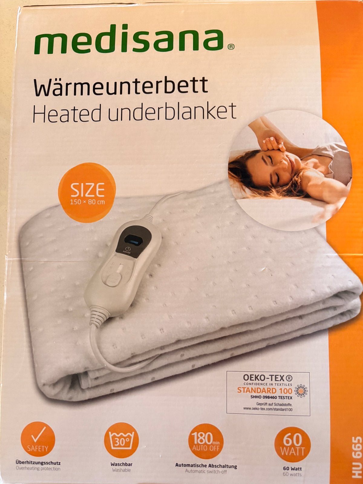 Electrische warmtedeken Medisana, Ophalen of Verzenden, Nieuw, Overige typen