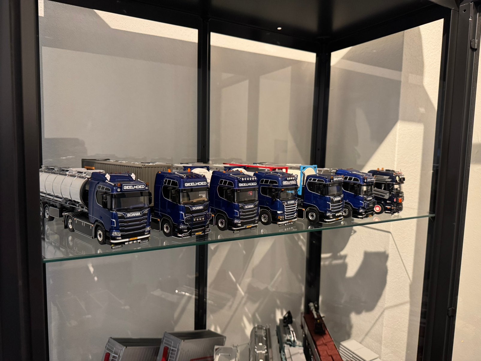 Scania Tekno en Wsi modellen, Hobby en Vrije tijd, Ophalen, Zo goed als nieuw, Bus of Vrachtwagen, Tekno