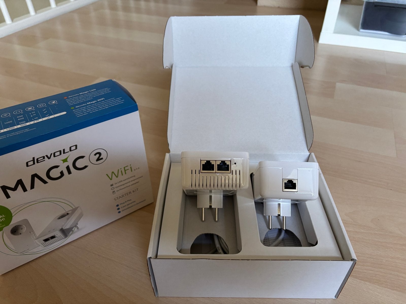 Devolo Magic 2 WiFi 2-1-2 Starter Kit - Highspeed Mesh WiFi, Computers en Software, WiFi-versterkers, Verzenden, Zo goed als nieuw