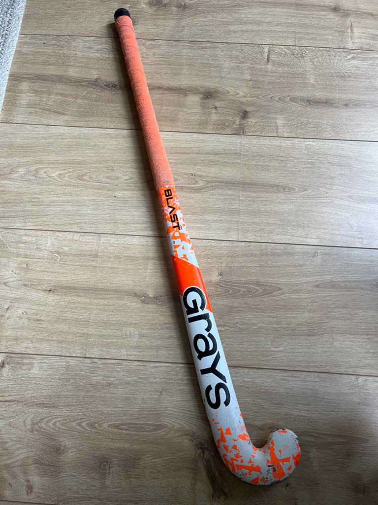 Grays Blast JNR Hockeystick - Oranje/Wit, Ophalen of Verzenden, Gebruikt, Stick