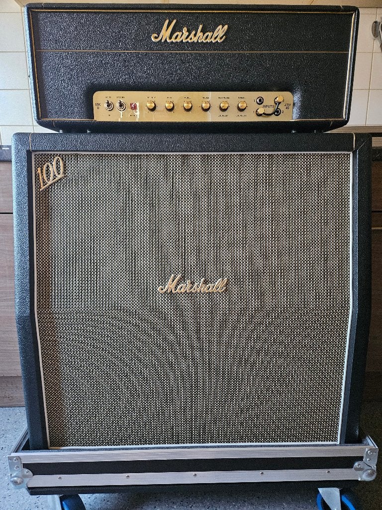 Marshall halfStack, Muziek en Instrumenten, Ophalen, Zo goed als nieuw, Gitaar, Minder dan 50 watt